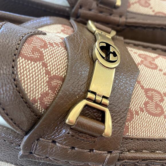 Gucci Ayrton Interlocking G Leather Driving Shoe Horsebit Monogram Loafers main image 8